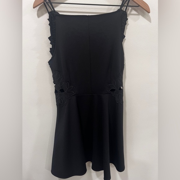 Free people Cha Cha Ponte Like A Dream Spaghetti Strap Embroidered Cutout Dress - Picture 4 of 11